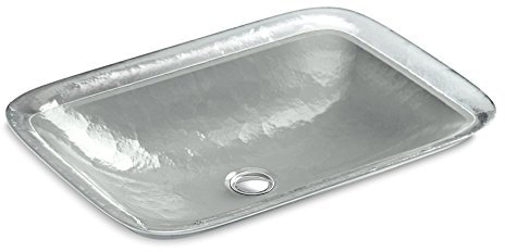 KOHLER 2773-G8-B11 Blickdichter Stein Inia Planschbecken Glas Drop-in Rechteckig Waschbecken