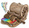 nicknack 3D Holz Modell Kits Klavier Hand Cranked Spieluhr Mechanische BAU Puzzle Geschenke Baukästen für Jugendliche Erwachsene zu Bauen - Dunkel