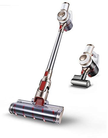 WAGNUS Aspirapolvere Domestico Wireless per Pavimenti duri, Piccolo pulitore Silenzioso Portatile, Potente Strumento di Pulizia della Polvere con Ricarica ad Alta Potenza