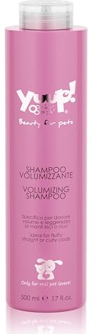 YUUP! - Shampoo per Cani e Gatti Volumizzante, 500 ml, specifico per le razze a pelo riccio o liscio che necessitano di volume e leggerezza