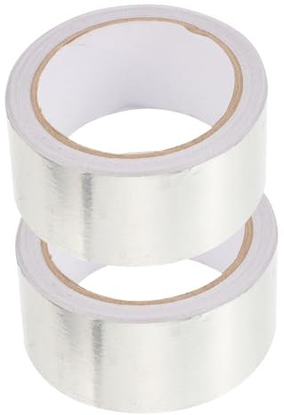 NAMOARLY 2rollen Aluminiumfolienband Zur Isolierung Selbstklebendes Folienband Robustes Isolierband Für Rohrleitungen Und Trocknerentlüftungen