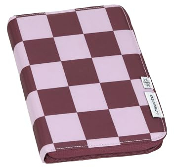 LÄSSIG Mama Mutterpasshülle U-Heft Tasche Dokumententasche/Document Pouch deep red/Lavender