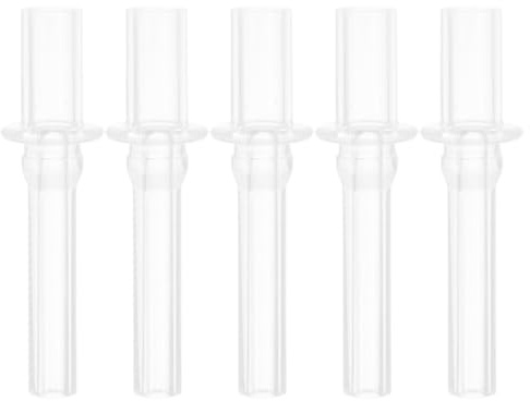 OKUMEYR Replacement Silicone Straw Tips for Kids Sippy Cup Replacement Parts Bottle Straw Tips for Children Water Bottles Reusable Drinking Tips 5 Pack