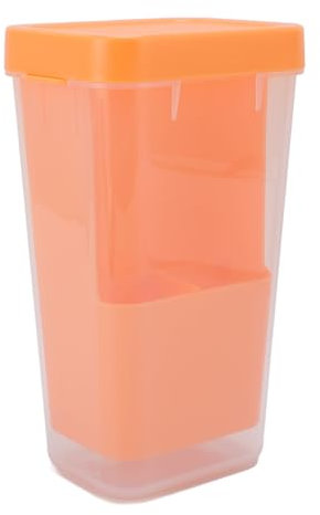Contenitore di Asparagi, Contenitore di Plastica di Plastica Facile da Pulire Moltiplica per il Frigorifero (GREEN) (ORANGE)
