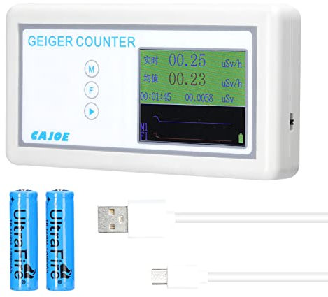 Contatore portatile portatile Geiger Contatore multifunzionale di radiazioni nucleari ed elettromagnetico γ β X Rays Detector