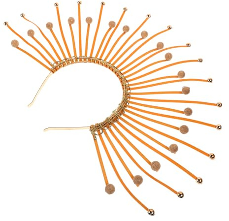 VICASKY Goldene Göttinnenkrone Haarreif Stirnband für Partys Festivals und Kostüm Events aus Strapazierfähigem und Einzigartiges Design Inspiriert von