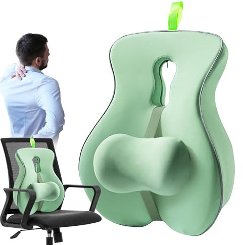 Cojín Lumbar Almohadilla Espuma Viscoelástica Cómoda Para Espalda Baja