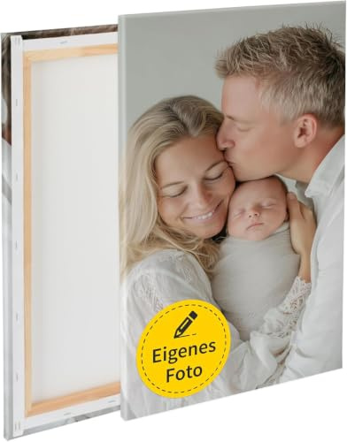 Foto auf Keilrahmen 40x60cm - personalisierte Leinwand - Fotogeschenk | Foto auf Keilrahmen personalisierbar, 40x60cm, Motiv 40B x 60H cm, Keilrahmen