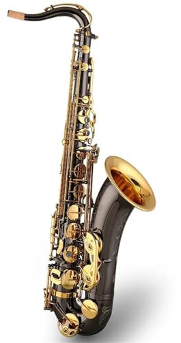 Saxophone Bb-Tenorsaxophon Schwarz Vernickelt Anfängerqualität