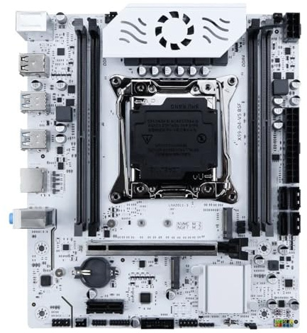 Placa Base Fit For MOUGOL X99 C612 con CPU E5 2680 V4 y Memoria DDR4 16G (2 * 8G) 2133MHz NVME PCIE3.0 SATA3