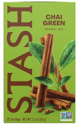 Stash Tea Green Chai 20 Count Box (Pack of 6)