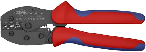 KNIPEX Utensili - Pinza crimpatrice, contatto a 3 posizioni, multicomponente (975235)