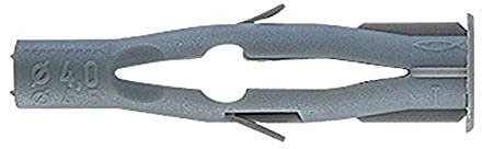 Fischer Tasselli FU 6 x 35 mm per Forati e Cartongesso, 100 Pezzi, 502345