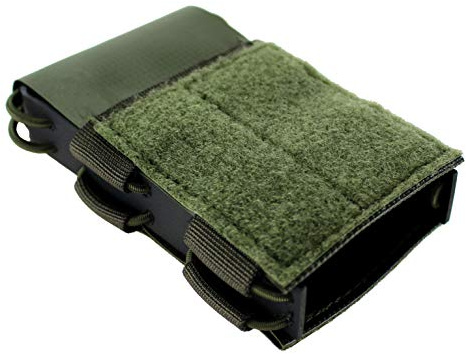 Zentauron Schnellzieh-Magazintasche M4 Klett – Taktische Magazin-Halterung für Plattenträger, Schutzwesten & Chest Rig – Ideal für M4/M16 Magazine – Hochwertige, robuste Tasche – Made in Germany