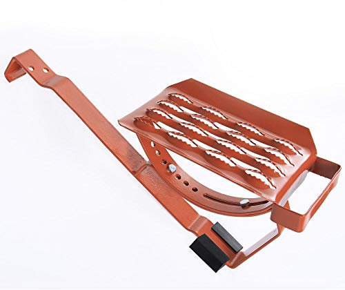 Einzeltritt Steigtritt Dachtritt Komplett für Dachdeckung aus Dachziegel zum Einhängen | 4x Farben (Ziegelrot)