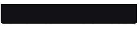 Lampa 14256 Paraspruzzi Lungo in PVC, Superficie Liscia - 240x35 cm - Nero