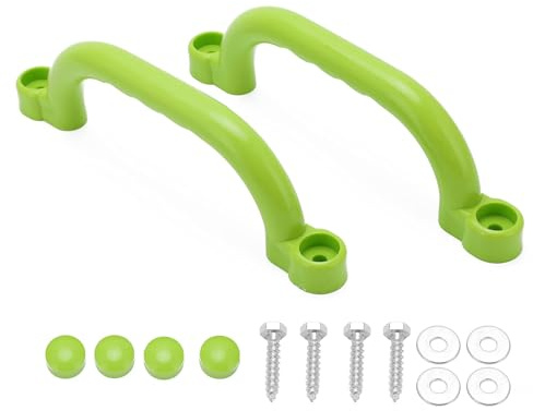 Kinder rutschfeste Griffe,Kinder Spielplatz Sicherheit Kunststoff Handgriff Bar für Spielhaus Hardware,Dschungel Gym,Schaukel Set Kinder Klettergerüst Schaukel Sportinggoods Vergnügungseinrichtungen