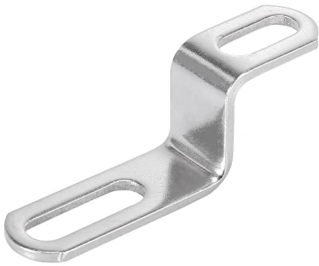 Motoforti Soporte Tubo Escape 1PC Acero Inoxidable Motocicleta | 80x18x28mm, Agujero 20mm/30mm, Longitud 30mm/50mm, Plateado, Impermeable, Compatible Con Mayoría De Motocicletas