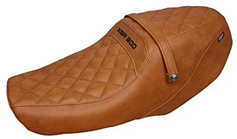 Tappezzeria Italia Sattelbezug kompatibel mit XSR 900 (22-23) Modell Adeje Comfort System (Braun)