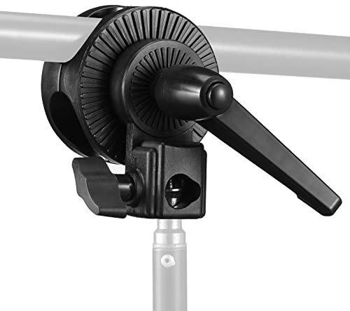 Soonpho Multi Functional Robuste Grip Head Swivel Head Adapter Wheeled Pipe Clamp,Head Grip Swivel Clamp pour Light Stand,Extension Boom Arm,Reflector Arm