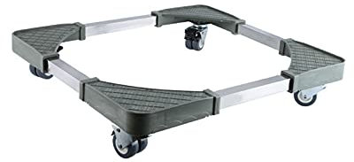 Geräteräder, verstellbarer Kühl-/Gefrierwagen, beweglicher Waschmaschinensockel, Breite 50–60 cm, Länge 50–63 cm, Klimaanlagensockel für Geschirrspüler, Weinkühler, feuchtigkeitsbeständig (einzel