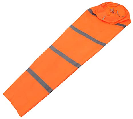 VANZACK 1stk Reflektierender Windsack Outdoor-dekor Gartendekoration Flugzeug Windsack Orangefarbener Windsack Reflektierende Gürtelwindfahne Außenflaggen Wasserdicht Banner Oxford-stoff