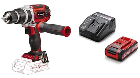 Einhell Professional Akku-Schlagbohrschrauber TP-CD 18/60 Li-i BL Power X-Change (bürstenloser Motor, 60 Nm, Schlagzahl 32.000 min-1, inkl. 3,0 Ah PLUS Akku & Ladegerät)