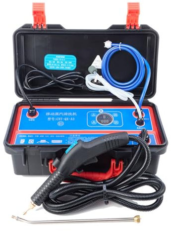 YHJLZNA Pulitore A Vapore Pressurizzato Ad Alta Temperatura 1700W/3500W Macchina per La Pulizia A Vapore Ad Alta Pressione Portatile Portatile 110V/220V per Auto Igienica da Cucina(Size:220V/3500W)