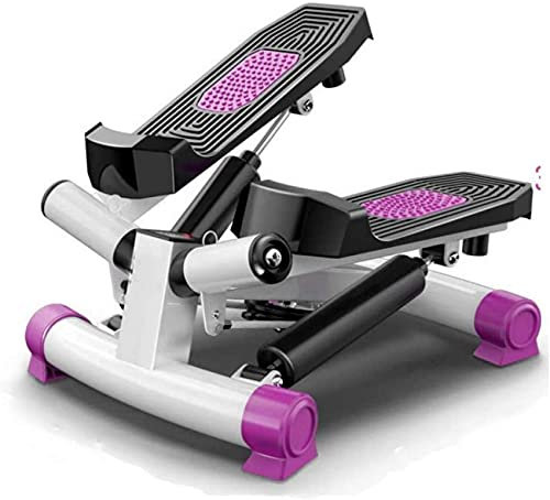 BGFYUSF Lateral Side Stepper, Fahrrad-Heimtrainer, tragbarer Mini-Stepper, Beine, Arme, mit Multifunktionsdisplay, Home-Stepper mit Einstellbarer Widerstandsbandeffizienz