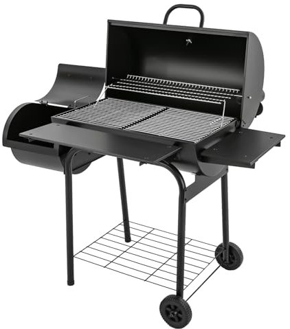 Barbacoa de carbón vegetal de alta calidad con diseño de acero inoxidable resistente, duradera y de alto rendimiento para barbacoas familiares, fiestas en el jardín y eventos de cocina al aire libre