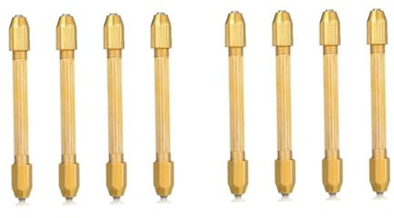 HOMSFOU 8pezzi Mini Trapano Per Orologi e Intaglio Strumento Due Per Riparazioni e Falegnameria