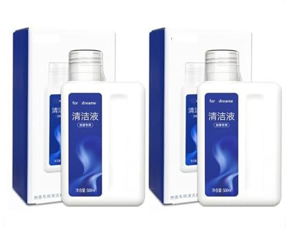 Soluzione per la pulizia della lavapavimenti 。 Compatibile per Dreame X50 Ultra / S40 Enhanced Edition Heat Special. Detergente per pavimenti. 500 ml (16,91 fl once)(2pcs)