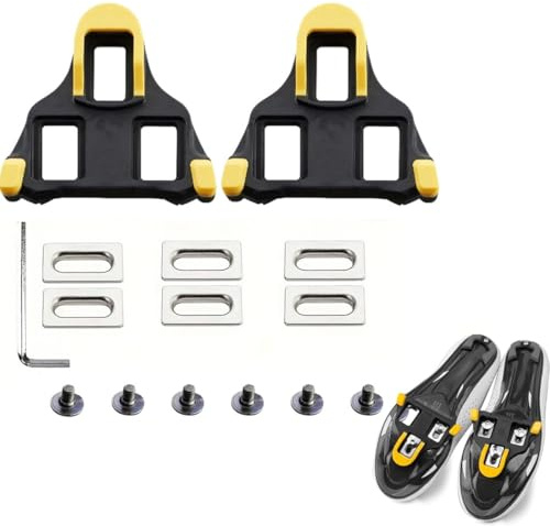 GXGM 1 Satz Fahrrad Pedal Stollen, Rennrad-Pedalplatten Cleats für Shimano SPD SL Precision, Cycling Cleat Kompatibel mit SPD SL SM-SH10 SM-SH11 SM-SH12 für Rennrad, Wettkampfradfahren