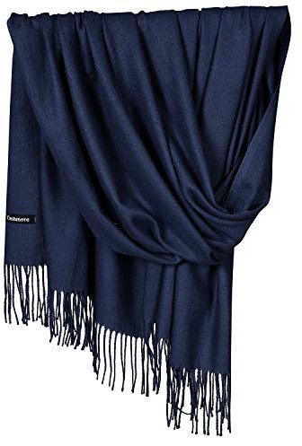 YAOMEI Unisex Damen Herren Schal Schlauchschal, 2018Winter Feinstrick Halstücher Stolen Umschlagtücher Schal Warmes Halstuch (78.74 * 27.56 Zoll (200cm * 70cm), Marine)
