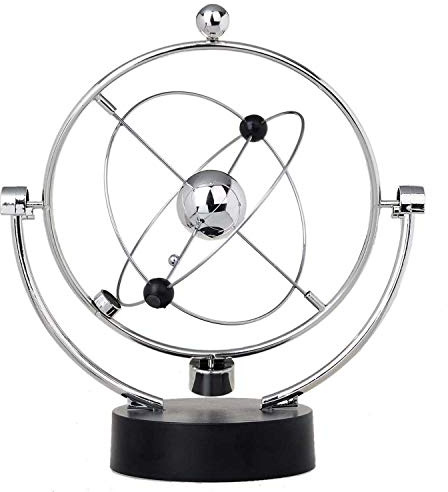ThinkTop Educational Physics Mechanics Science Toy Kinetic Art Milky Way Orbital Gadget Perpetual Motion Gizmos Home Office Desk Decoration