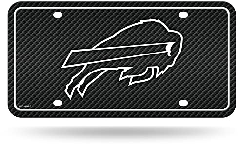 Rico Industries NFL Karbonfaser-Metallanhänger, Metall, 21,6 x 27,9 cm, ideal für LKW, Auto, SUV