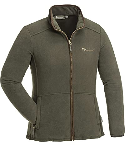 Pinewood 3101 Nydala Damen Fleecejacke Jagdbraun/Wildlederbraun (242)