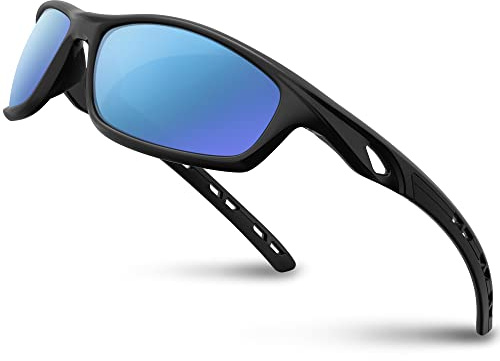 RIVBOS Sonnenbrille für Herren und Damen, polarisiert, UV400, Fahrradbrille, Sportbrille, Radfahren, Wandern, Laufen, Golf und Angeln, Fahren RB831