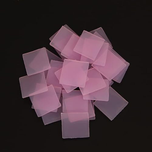 Diamantmalerei-Zubehör, Diamant-Stickerei, Kleber, Ton, Daimond, Malerei, Wachs, Schlamm, 2 x 2 cm (Rosa, 5 Stück)