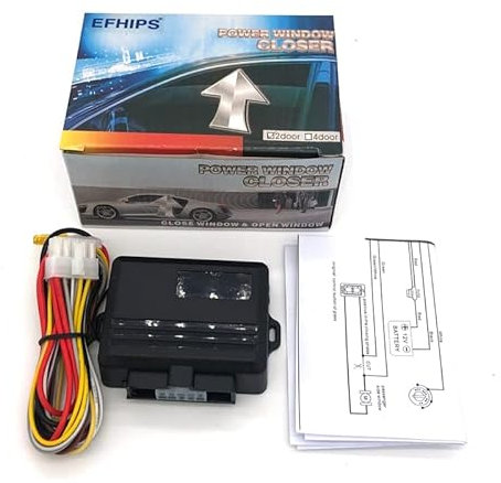 Système d'alarme Universel pour vitres de Voiture 12V, Module de Fermeture pour vitres, 4 Portes, Ensemble de Levage Automatique