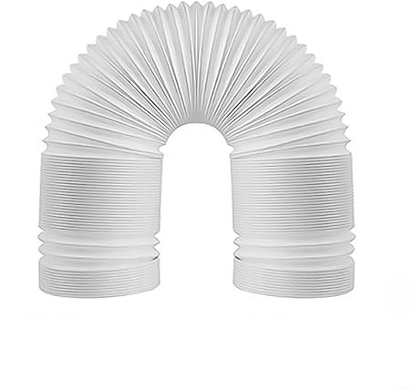 Emiif Manguera de escape universal portátil para aire acondicionado, 150 mm x 1,5 m, manguera flexible expandible con rosca horaria, fabricada con