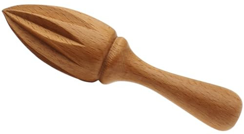LBTODH Zitronenpresse aus Holz, Obst-Extraktor, Reibahlen, Handheld-Werkzeug, geeignet für Fruchtentsaften (1 Stück)