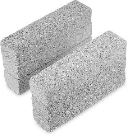 SIWOKJJO 6 PCS Pumice Stone Toilet Bowl Cleaner, Toilet Pumice Cleaning Stone, Cleaning Limescale Remover Deposits for Kitchen, Bath, Pool, Household Cleaning