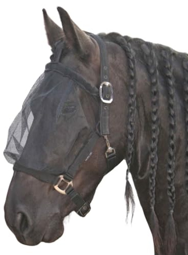 Harry`s Horse Fliegenmaske mit integriertem Halfter, schwarz