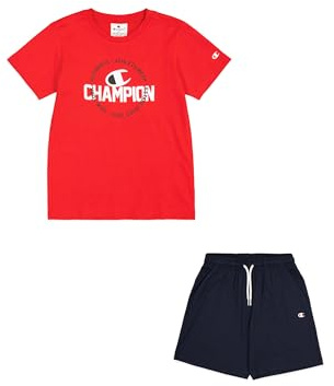 Champion Legacy Boy - Completo girocollo con logo, rosso, XL, Rosso (RS011), 13-14 Anni