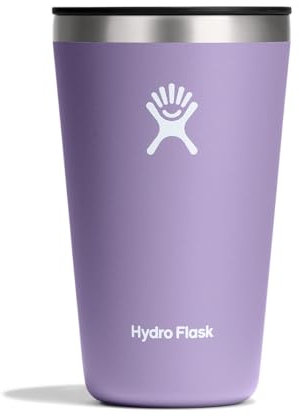 Hydro Flask - Tumbler - Vaso Térmico 473 ml (16oz) con Tapa a Prueba de Derrames Cerrable - Acero Inoxidable de Doble Pared con Aislamiento al Vacío - Moonshadow