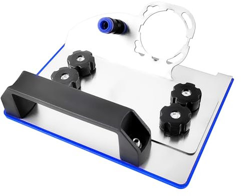 Supporto Smerigliatrice Angolare, Taglio di Precisione con Altezza Regolabile e Taglio 45 Gradi per Piastrelle - Modello 100 (Blau)