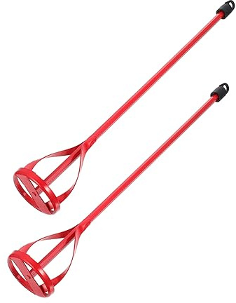 SEWOART 2pcs High Paint Stirrer for Drill Paint Whisk Mortar Cement Mix Ready Mix Cement