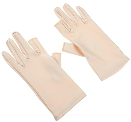 CALLARON Guantes de Protección Solar para Manicura Guantes UV Protección UV para Salón de Belleza de Manicura para Solar