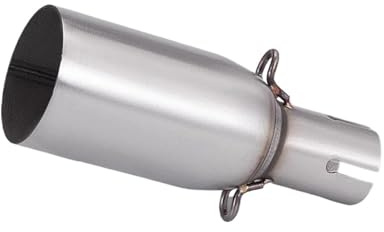 QFJFBGGH Terminale di Scarico Tubo di Scarico per Moto Sezione Centrale Scarico Adattatore 28-45 Mm Sezione Scarico 51 Mm Installazione Non Distruttiva Silenziatore(D 33MM)